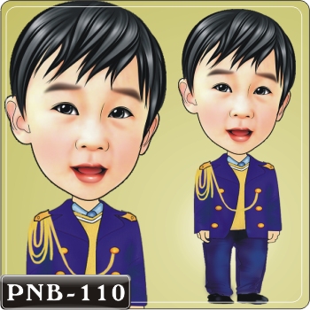 男生人像Q版漫畫PNB-110(小男孩Q版畫)